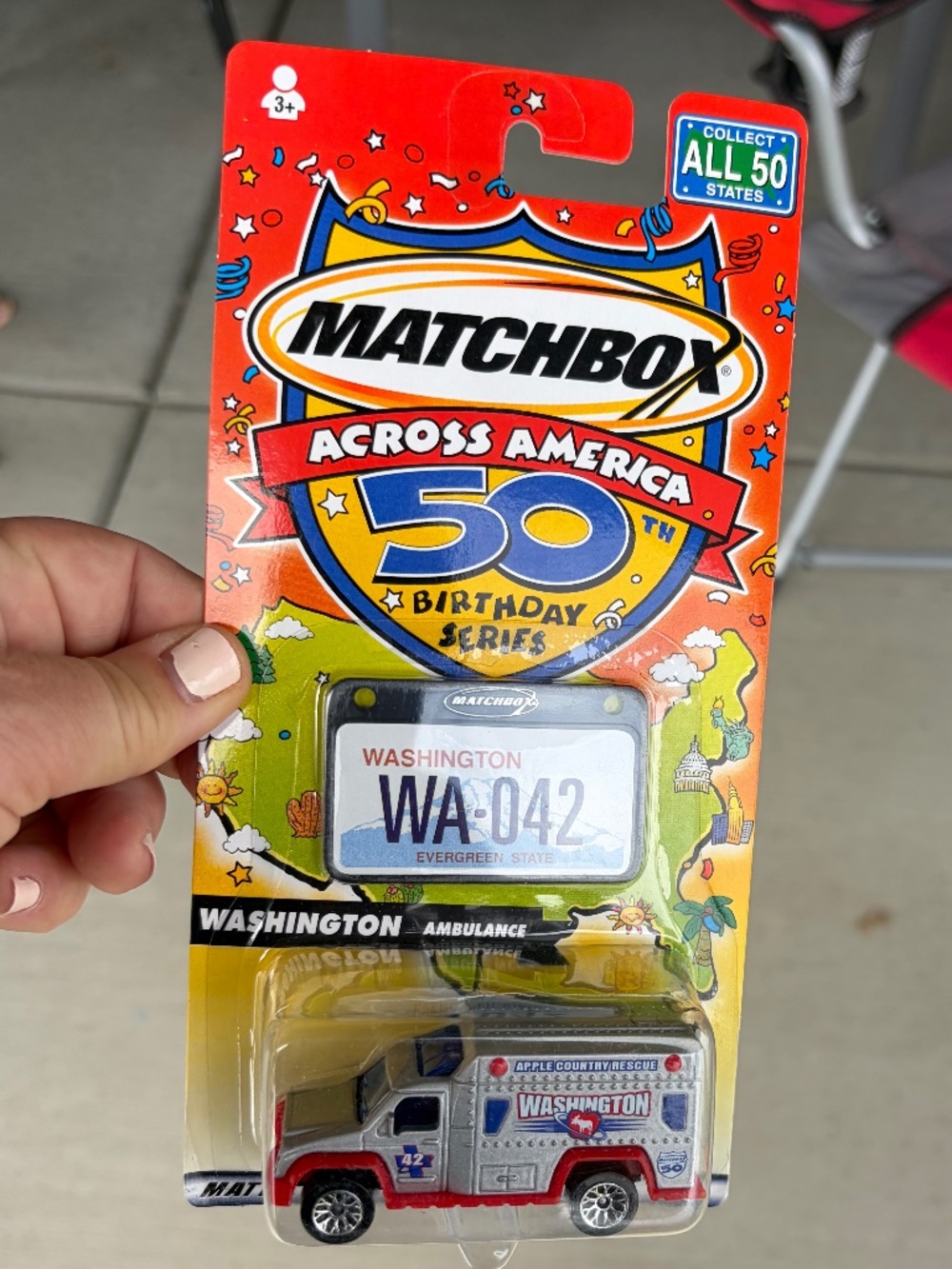 Matchbox Across America 50th Birthday Series – Washington Ambulance 🌲